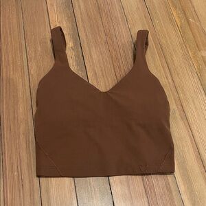 Brown Lululemon align top